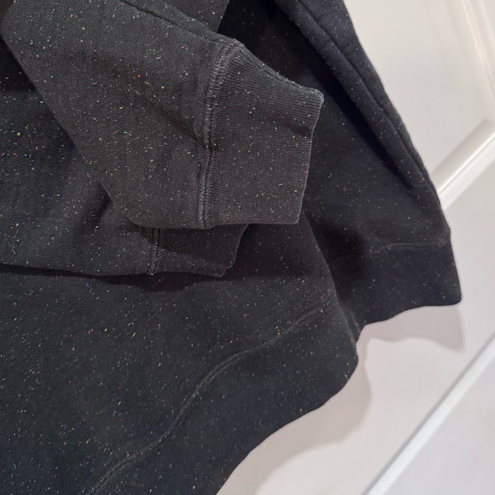 Muttonhead Black Speckled rainbow crewneck Sweatshirt size large made in Canada - Picture 5 of 12